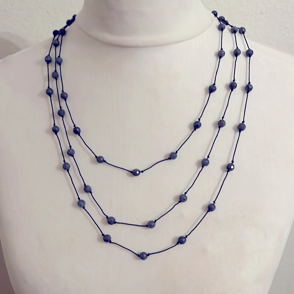 Genuine Iolite Necklace
